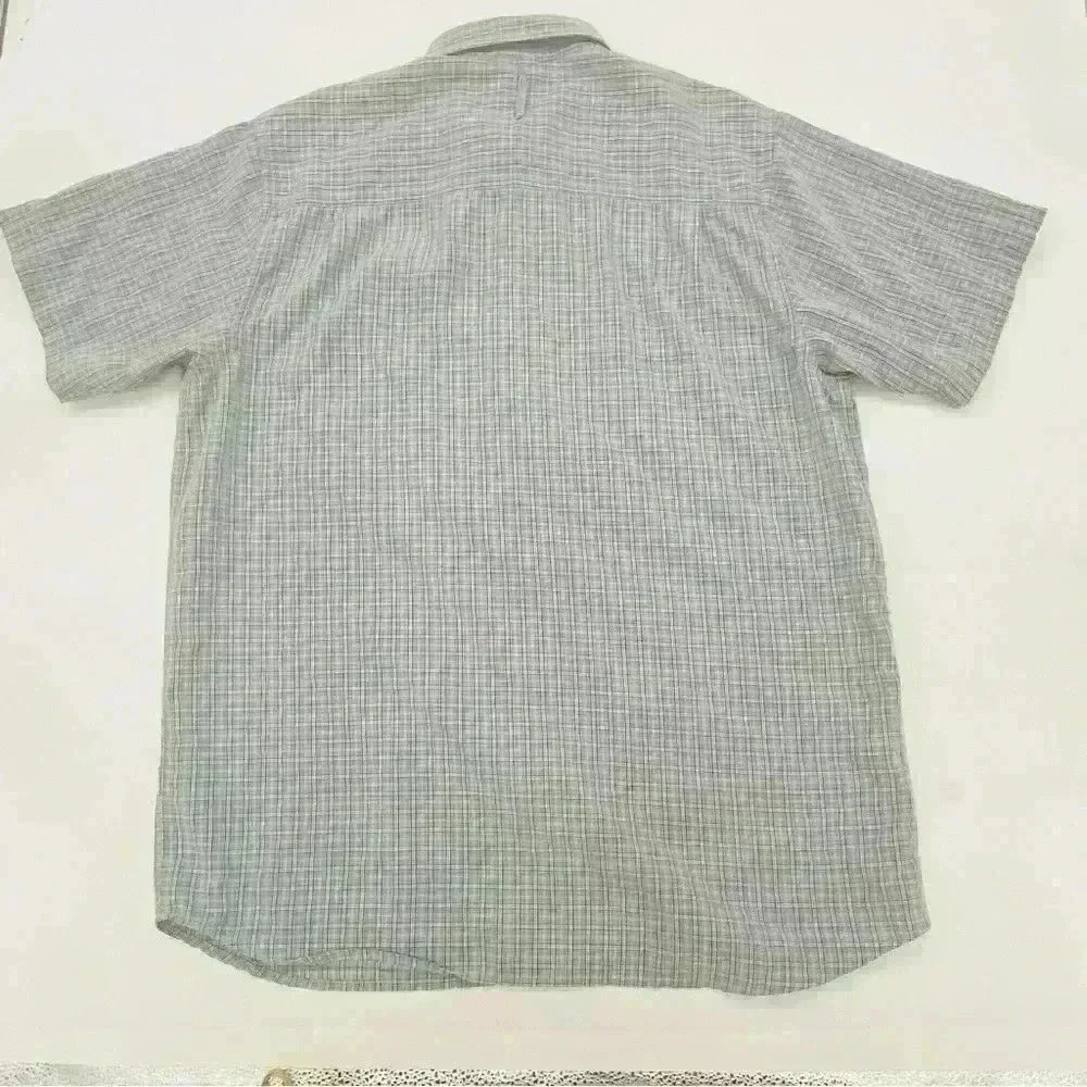 The North Face Men’s Short Sleeve Button Down Plaid Size Large